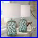 Featured image attached to Crosby Blue Glass Accent Bottle Table Lamps Set of 2