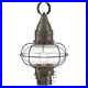 Featured image attached to NORWELL Medium Classic Onion 1-Light Bronze Outdoor with Seedy Glass Post Lantern