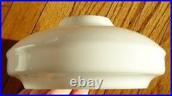 Set of 6 Opaque White Milk Glass Light Shade Round Globe Lamp Fixture