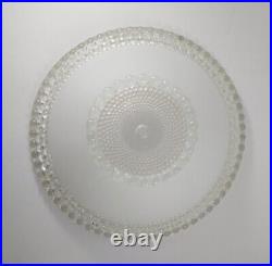 Vtg Set Pair 2 Art Deco Hobnail Beaded 11 Semi-Flush Glass Ceiling Light Cover